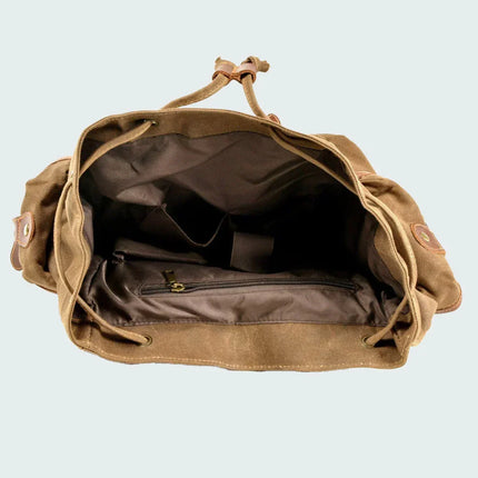 Men's Vintage Canvas Adventure Backpack