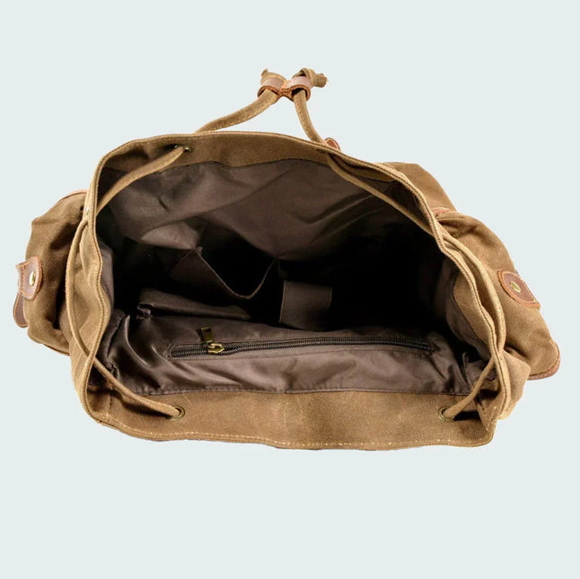 Men's Vintage Canvas Adventure Backpack