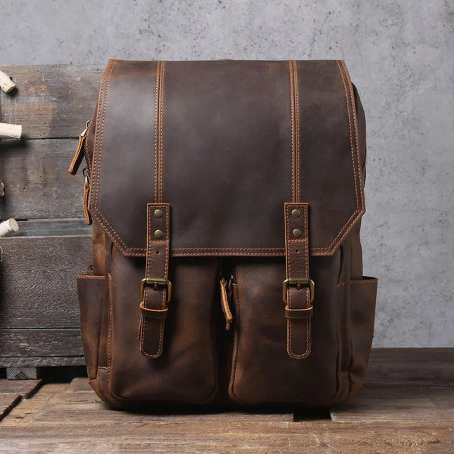 Men's Leather Rucksack Timeless Design