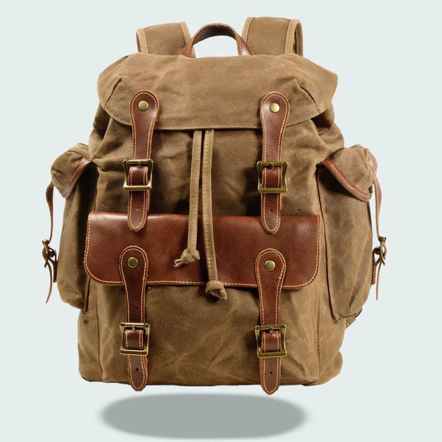 Men's Vintage Canvas Adventure Backpack