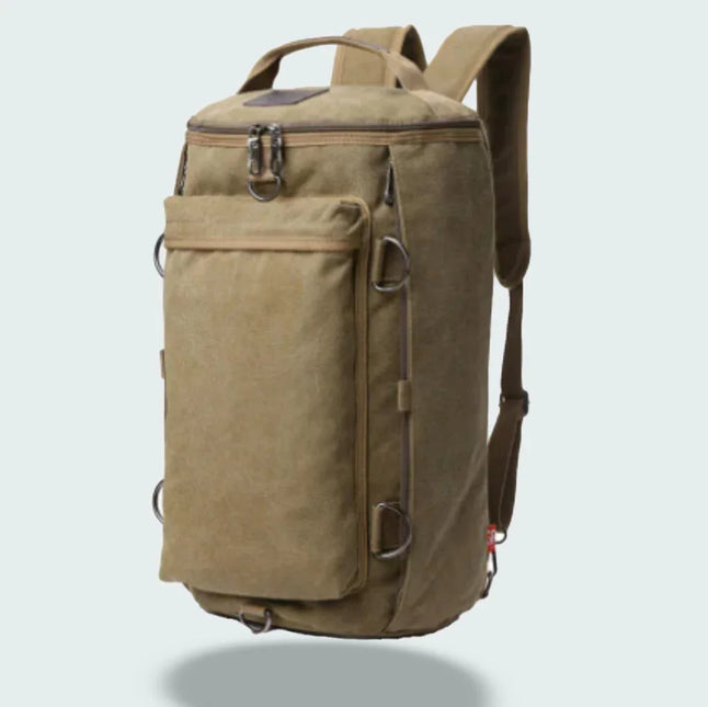 Men's Large Capacity Travel Backpack Durable Fabric