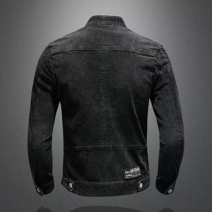 Men's Biker Jacket Vintage Style Leather