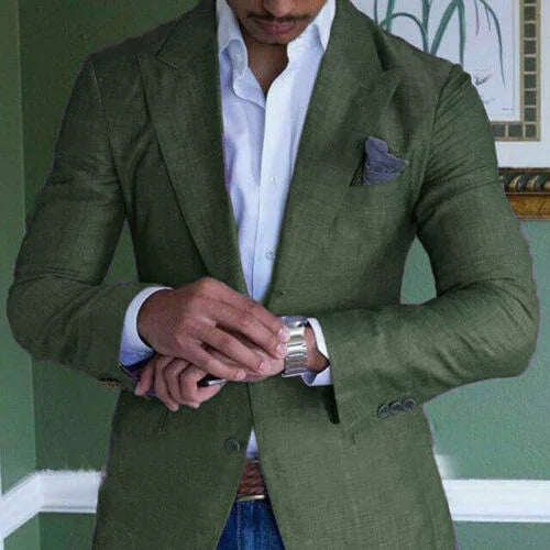 Men's Linen Blazer Stylish