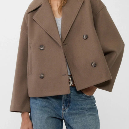 Women's Short Double-Breasted Blazer