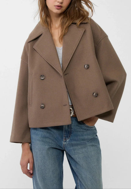 Women's Short Double-Breasted Blazer