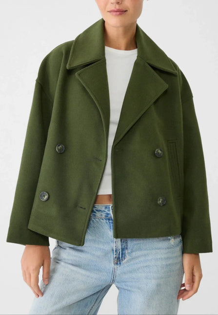 Women's Short Double-Breasted Blazer