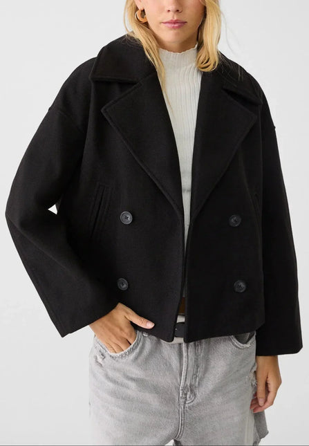 Women's Short Double-Breasted Blazer