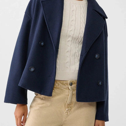 Women's Short Double-Breasted Blazer