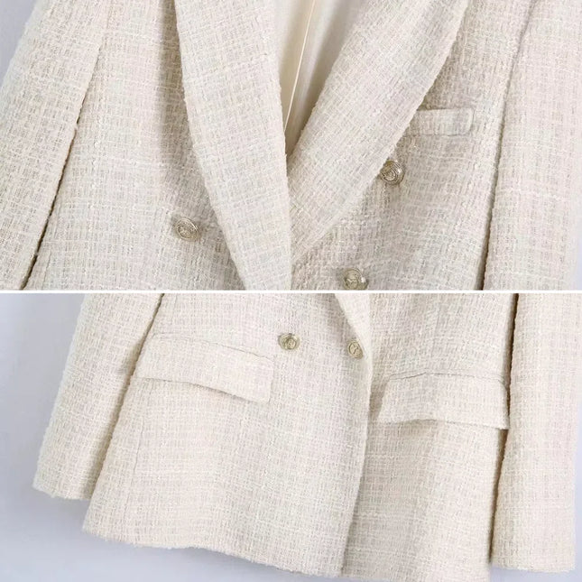 Women's Blazer Tweed Style