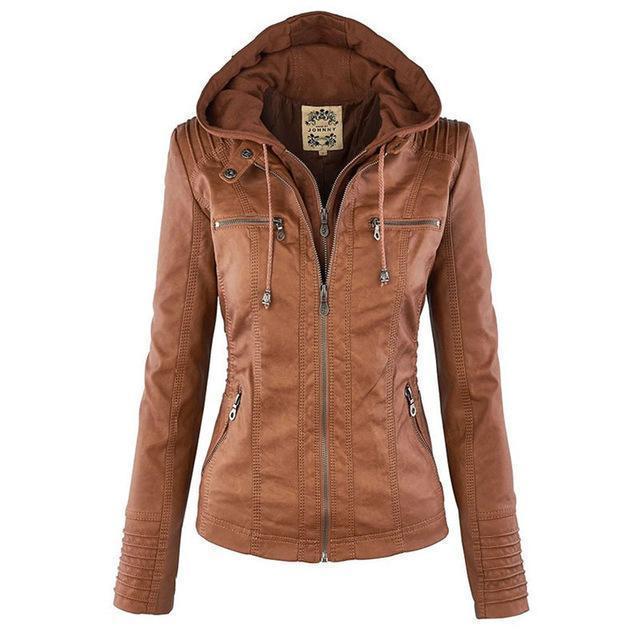 Women's Gothic Jacket Faux Leather
