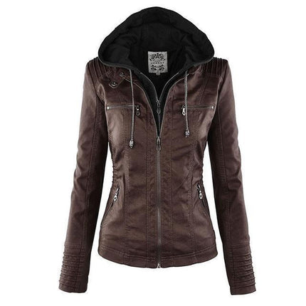 Women's Gothic Jacket Faux Leather