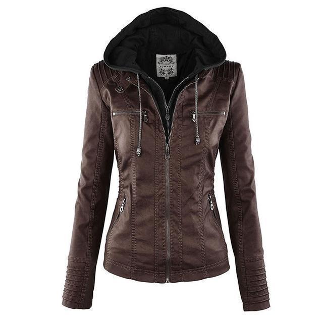 Women's Gothic Jacket Faux Leather