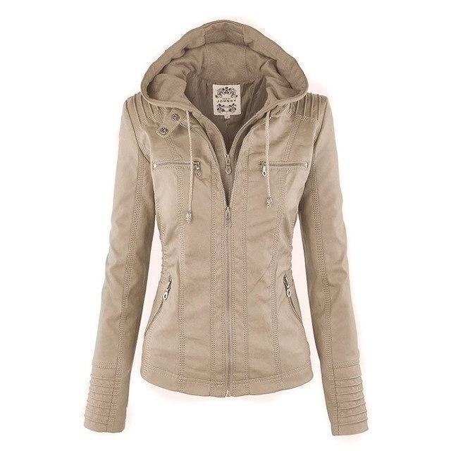 Women's Gothic Jacket Faux Leather