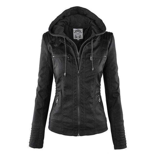 Women's Gothic Jacket Faux Leather