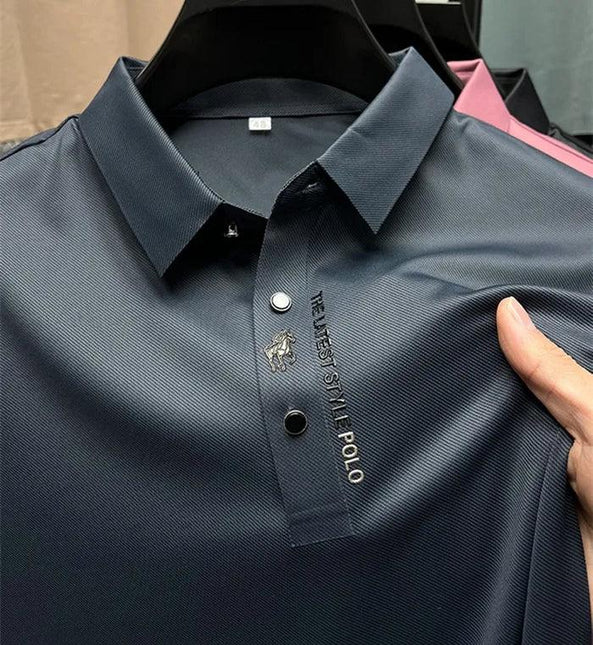 Men's Polo Shirt Wrinkle-Free
