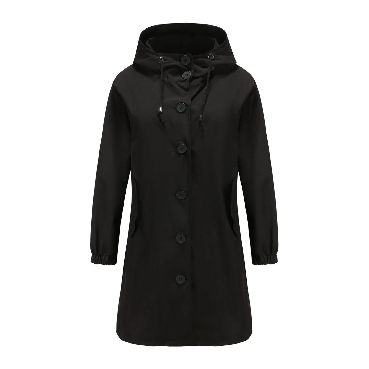 Women's Waterproof Hooded Rain Jacket for Outdoor Activities