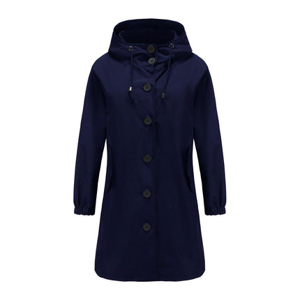 Women's Lightweight Waterproof Hooded Rain Jacket