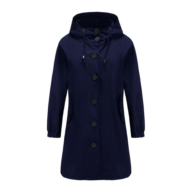 Women's Lightweight Waterproof Hooded Rain Jacket