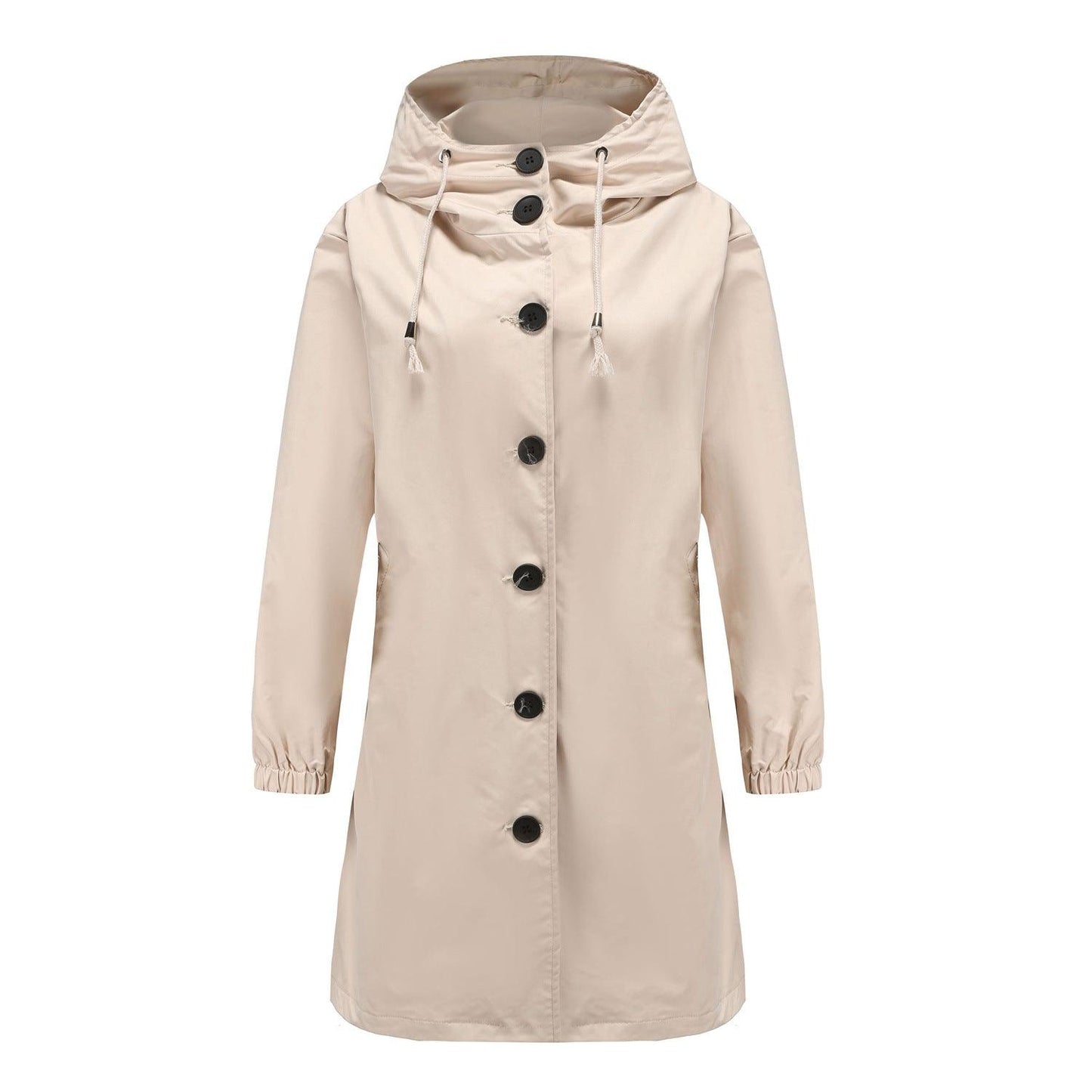 Women's Lightweight Waterproof Hooded Rain Jacket