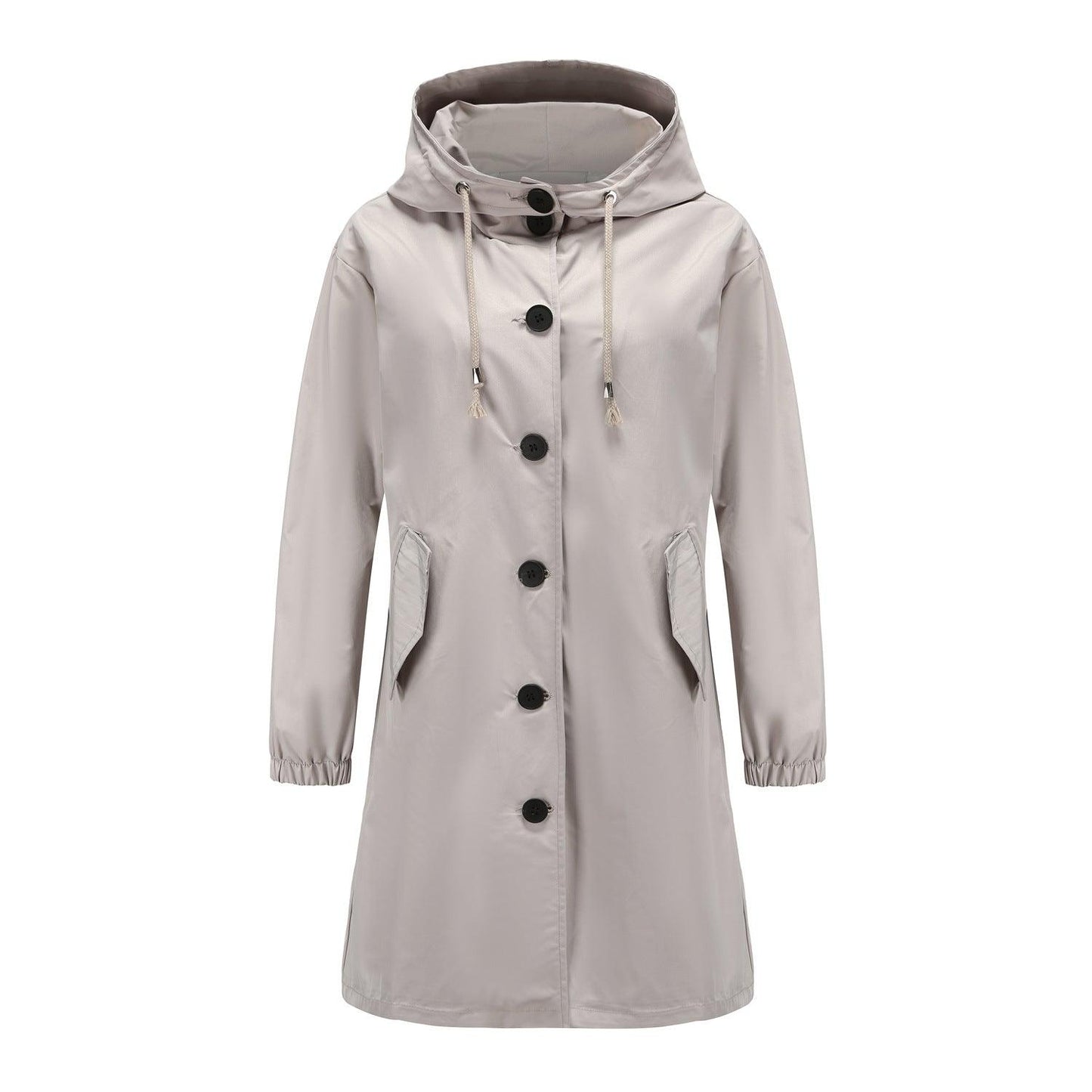 Women's Lightweight Waterproof Hooded Rain Jacket
