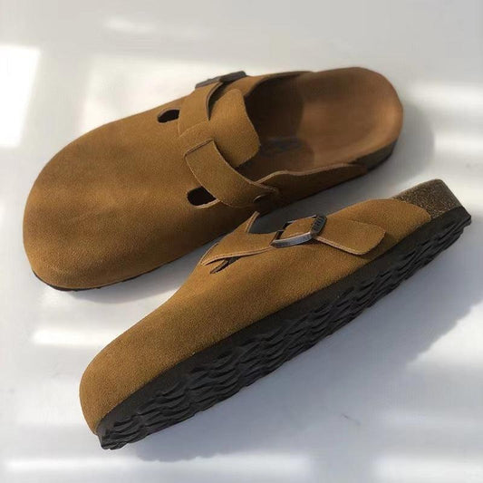 Stylish Unisex Leather Boston Sandals | Comfortable and Durable Footwear for Every Occasion